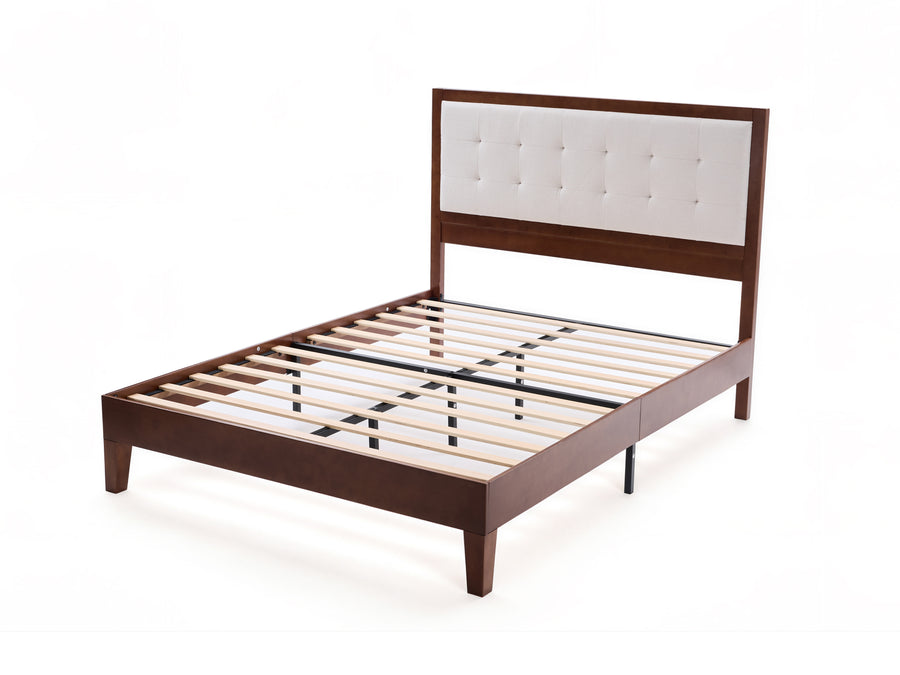 Bamboo Upholstered Bed Frame
