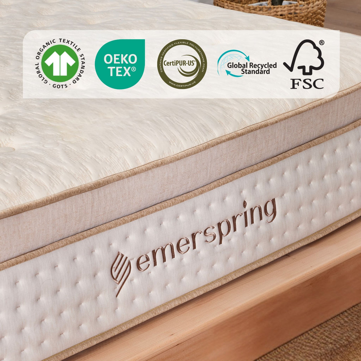 Emerspring Canora 14" Hybrid Mattress