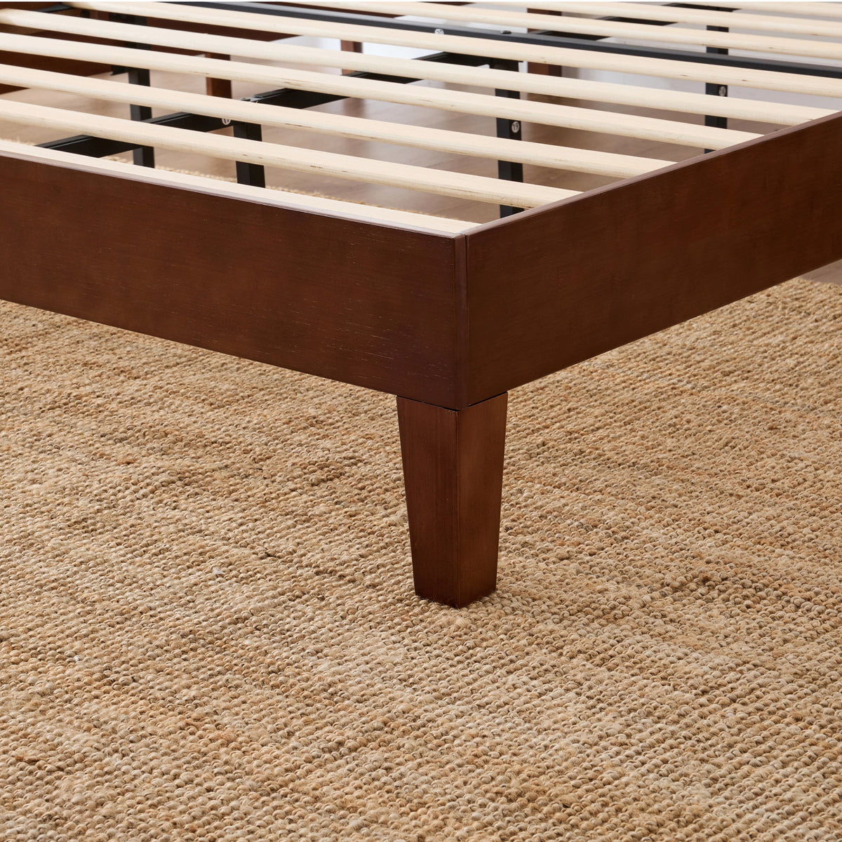 Bamboo Upholstered Bed Frame
